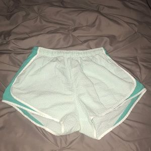 NWOT “Shorties” by Lauren James seersucker Shorts!